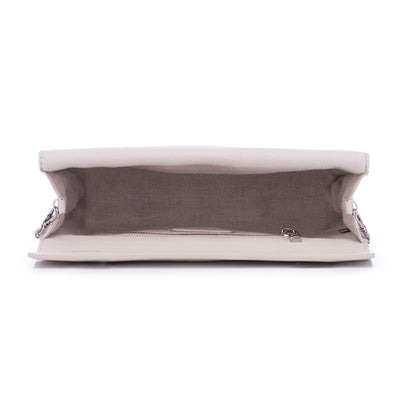 Holly Large Fold Top Clutch with Chain
