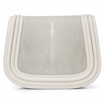 Hazel Classic Saddle Bag Shagreen