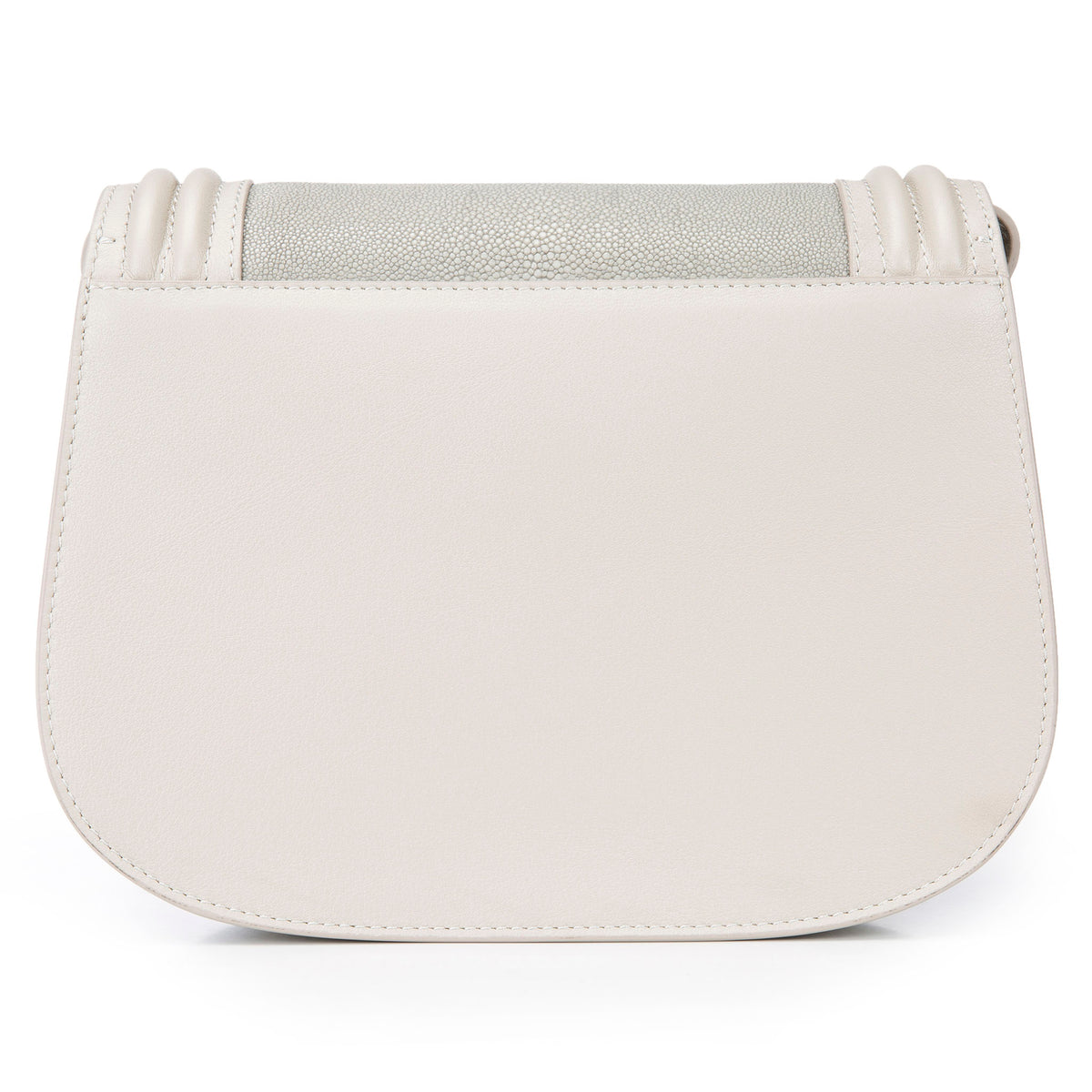Hazel Classic Saddle Bag Shagreen