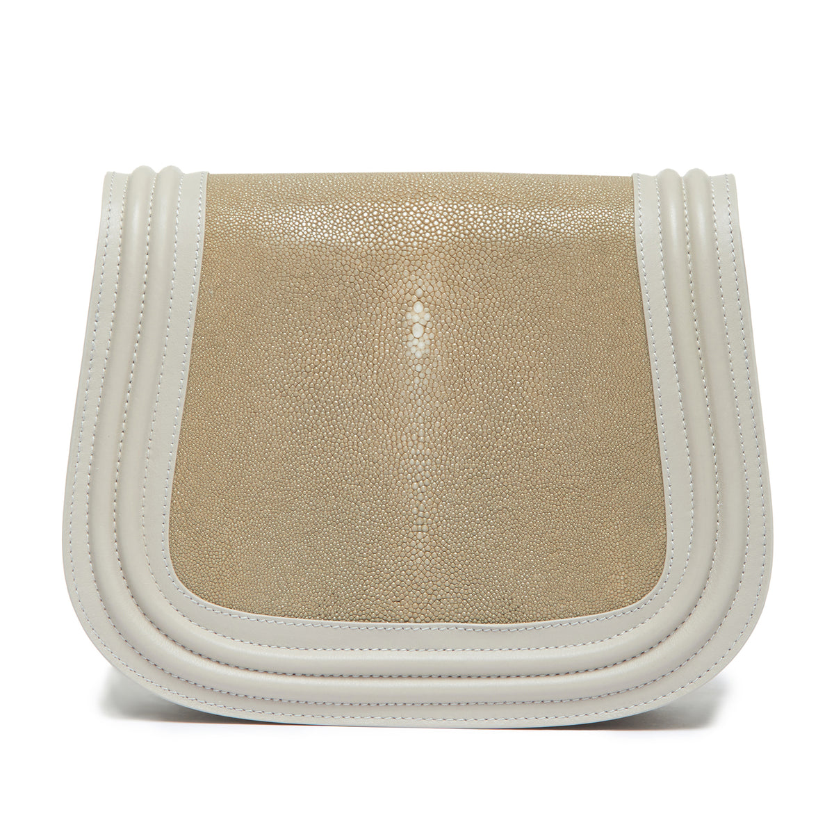 Hazel Classic Saddle Bag Shagreen
