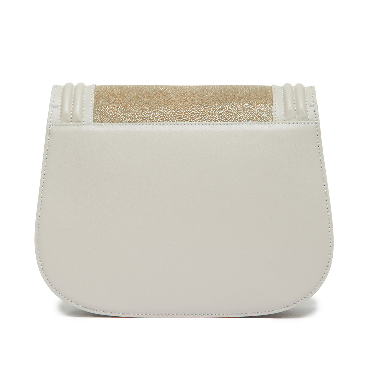 Hazel Classic Saddle Bag Shagreen
