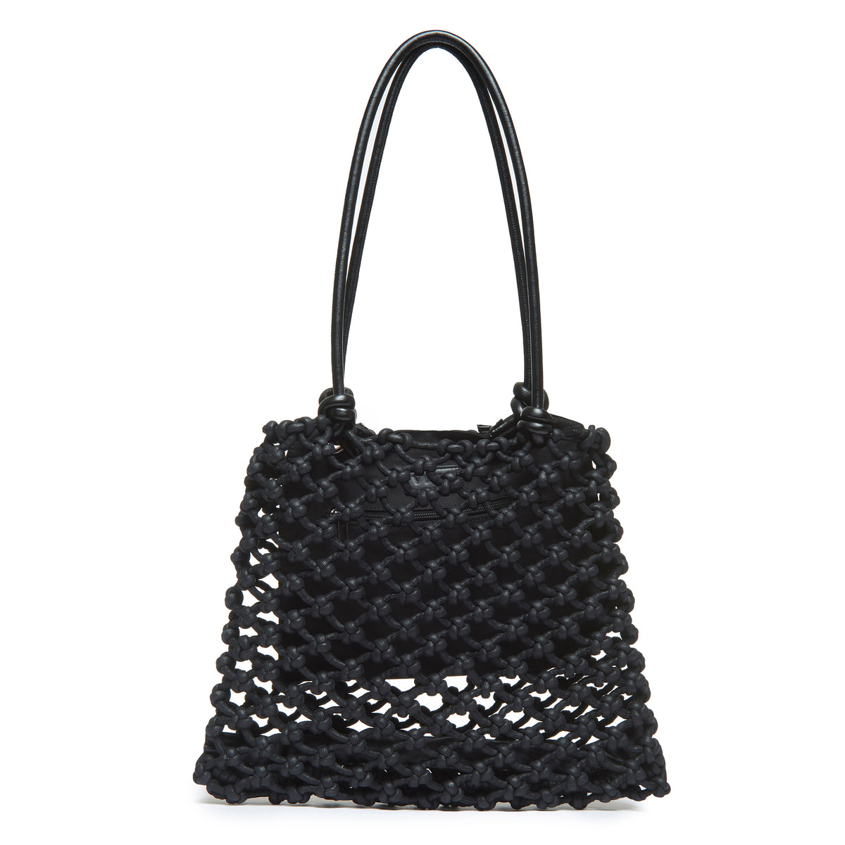 Isa Waxed Cotton Leather Handles Knot Tote