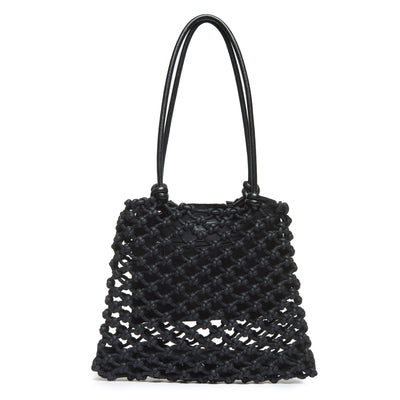 Isa Waxed Cotton Leather Handles Knot Tote