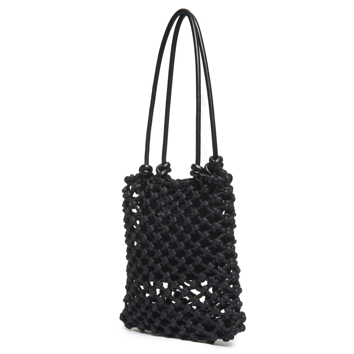 Isa Waxed Cotton Leather Handles Knot Tote