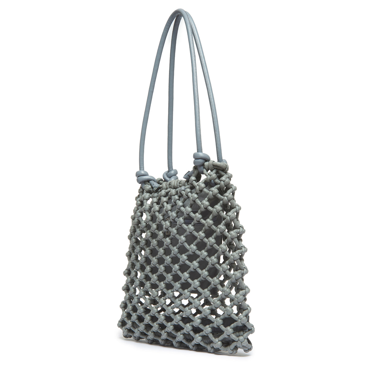 Isa Waxed Cotton Leather Handles Knot Tote