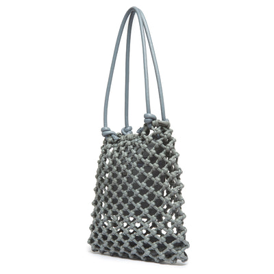 Isa Waxed Cotton Leather Handles Knot Tote