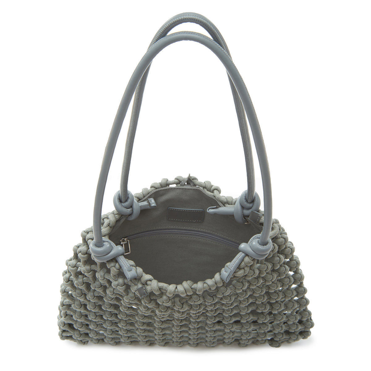 Isa Waxed Cotton Leather Handles Knot Tote