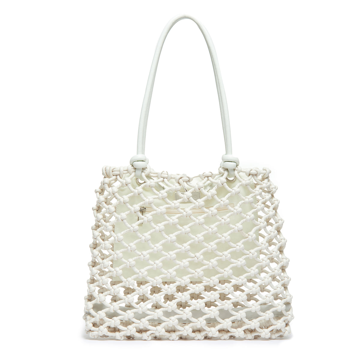 Isa Waxed Cotton Leather Handles Knot Tote