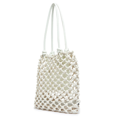 Isa Waxed Cotton Leather Handles Knot Tote