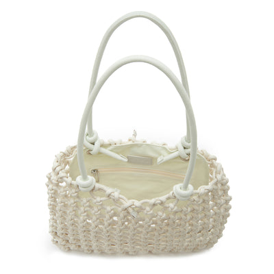 Isa Waxed Cotton Leather Handles Knot Tote