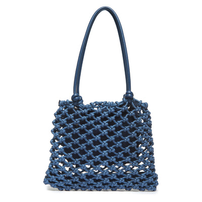 Isa Waxed Cotton Leather Handles Knot Tote