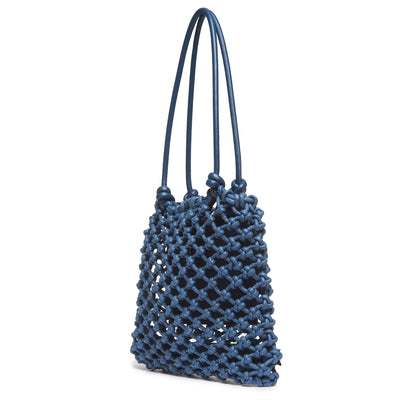 Isa Waxed Cotton Leather Handles Knot Tote