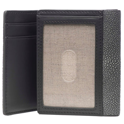 Evan Shagreen Tri-Fold Wallet
