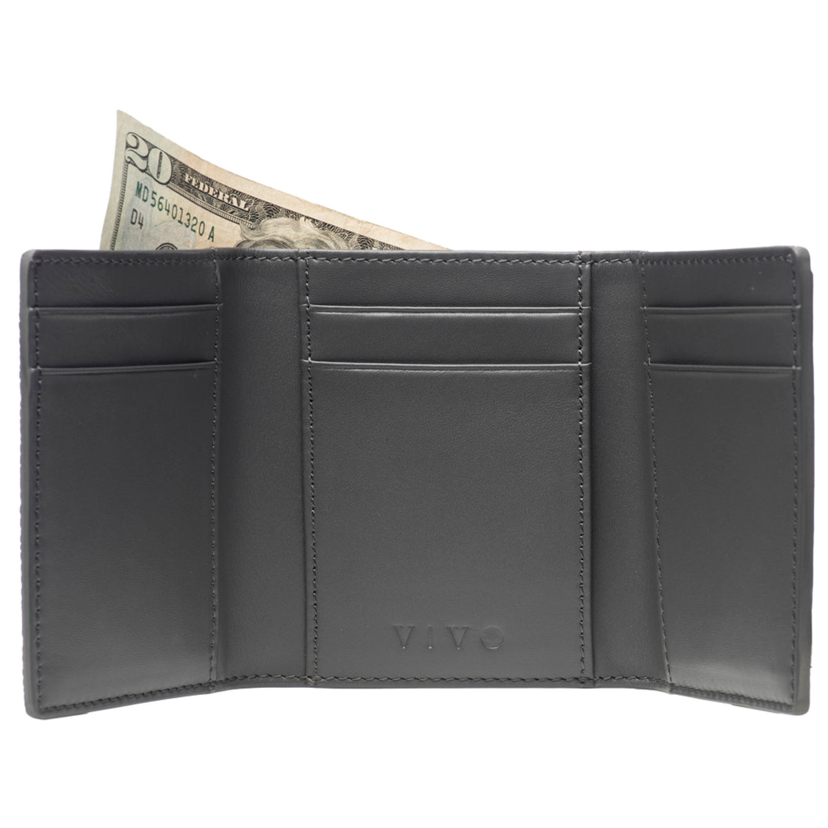 Evan Shagreen Tri-Fold Wallet