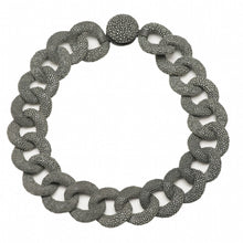 Shagreen Curb Link Necklace