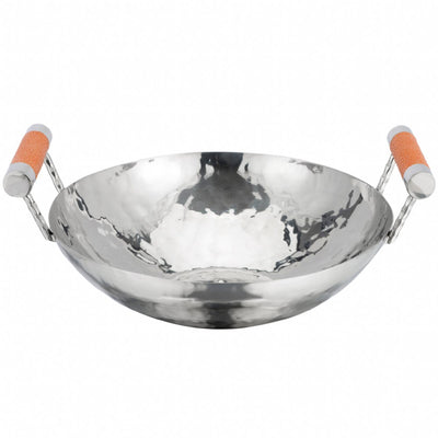 12 in Forged SS Bowl  Shagreen Handles