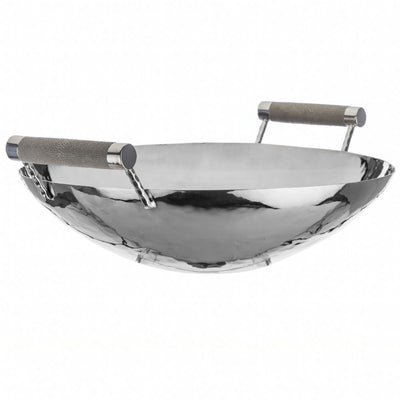 16 in Forged SS Bowl  Shagreen Handles