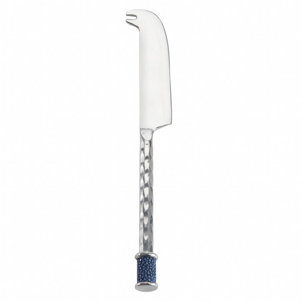 Forged SS Cheese Knife Shagreen Inlay