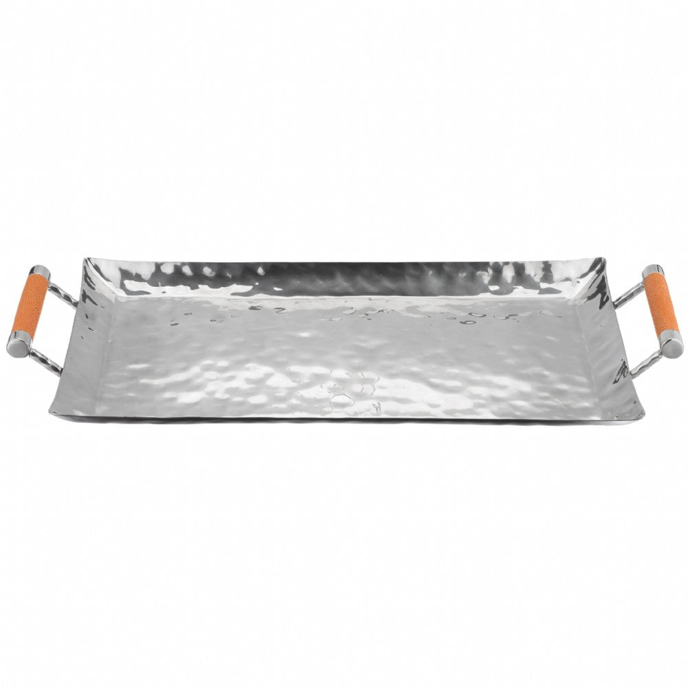18 x 10 Hand Forged SS Tray Shagreen