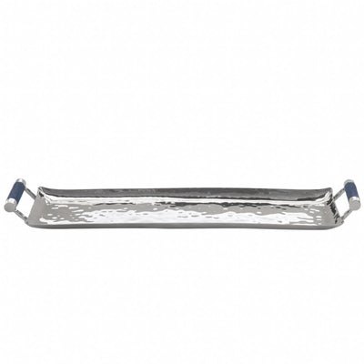 20 x 6 Forged Sq SS Tray Shagreen Handles